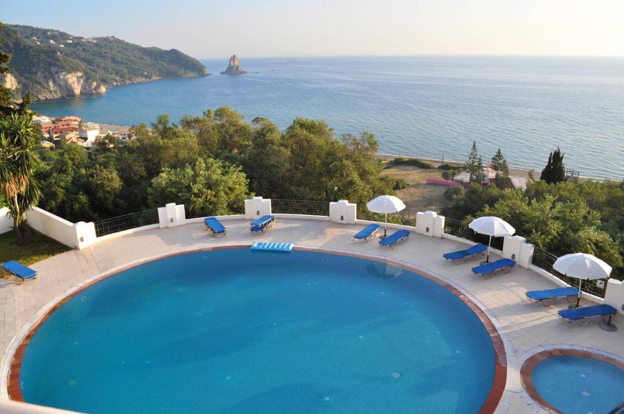 Apartments Maria With Amazing Pool - Agios Gordios Beach Eksteriør bilde