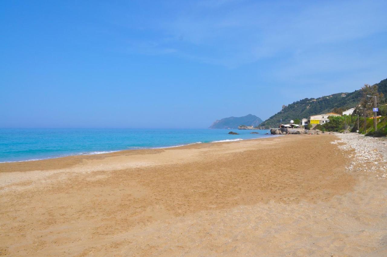 Apartments Maria With Amazing Pool - Agios Gordios Beach Eksteriør bilde